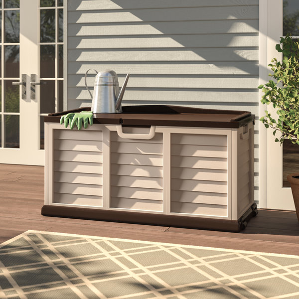 Garten Living Bank mit Stauraum aus Kunststoff & Bewertungen | Wayfair.de